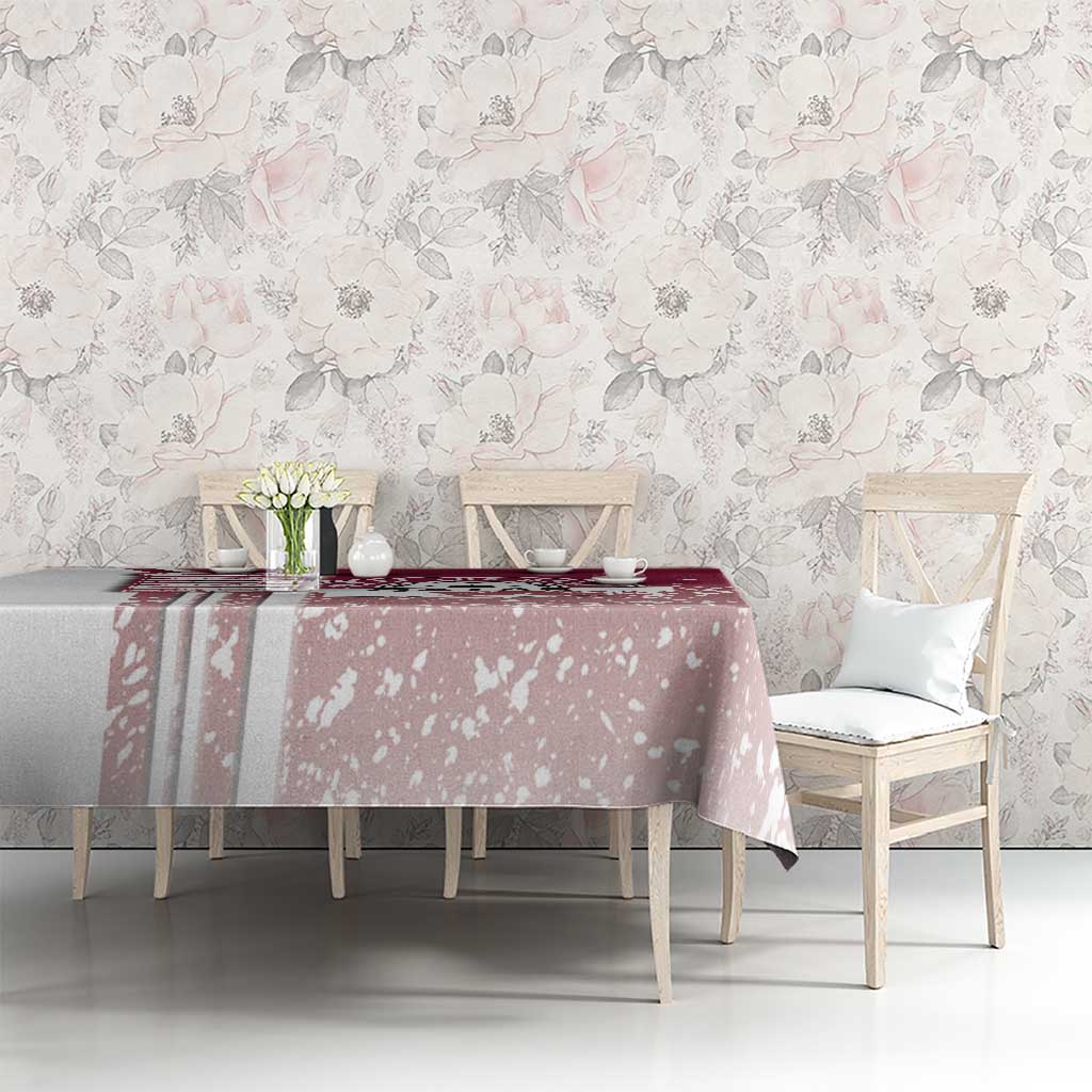 Qatar Football Tablecloth The Maroons Soccer - Road To Champion - Wonder Print Shop