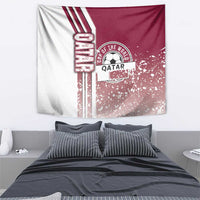 Qatar Football Tapestry The Maroons Soccer - Road To Champion - Wonder Print Shop