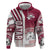 Qatar Football Zip Hoodie The Maroons Soccer - Road To Champion - Wonder Print Shop