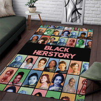 Black Herstory Area Rug The History Of African Women - Wonder Print Shop