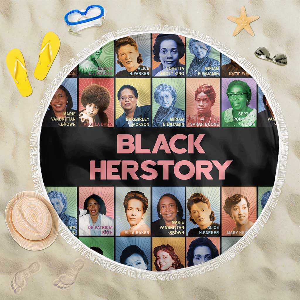 Black Herstory Beach Blanket The History Of African Women - Wonder Print Shop
