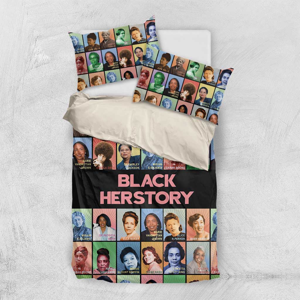 Black Herstory Bedding Set The History Of African Women - Wonder Print Shop