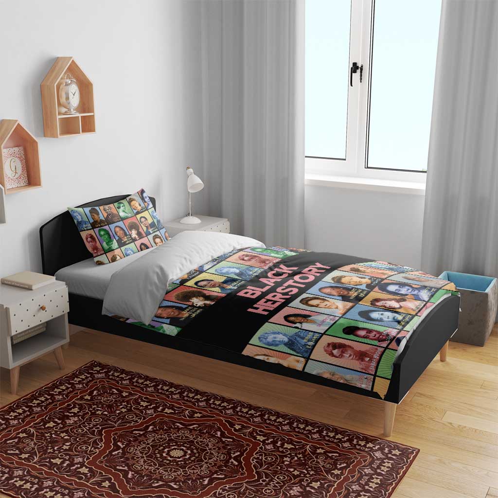 Black Herstory Bedding Set The History Of African Women - Wonder Print Shop