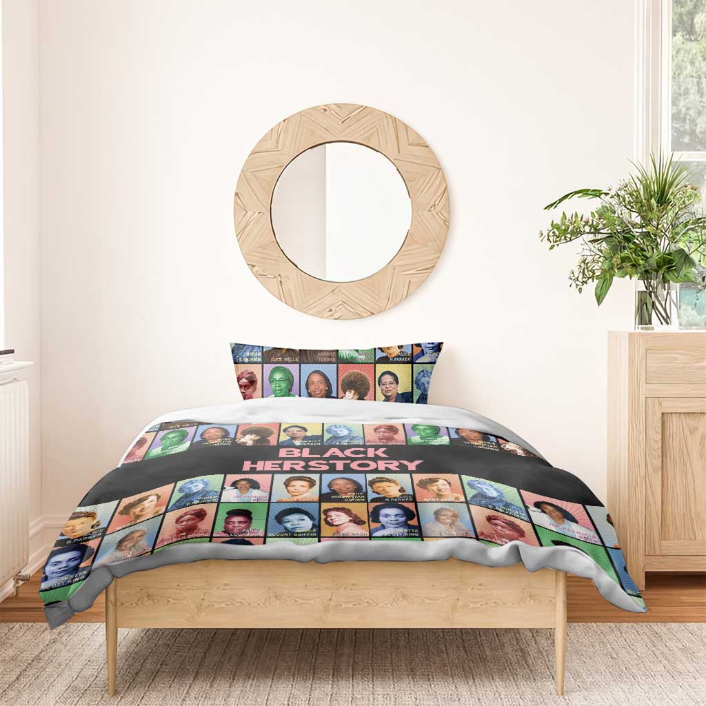 Black Herstory Bedding Set The History Of African Women - Wonder Print Shop