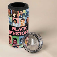 Black Herstory 4 in 1 Can Cooler Tumbler The History Of African Women - Wonder Print Shop