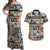 Black Herstory Couples Matching Off Shoulder Maxi Dress and Hawaiian Shirt The History Of African Women - Wonder Print Shop