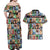 Black Herstory Couples Matching Off Shoulder Maxi Dress and Hawaiian Shirt The History Of African Women - Wonder Print Shop