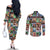 Black Herstory Couples Matching Off The Shoulder Long Sleeve Dress and Long Sleeve Button Shirt The History Of African Women