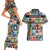 Black Herstory Couples Matching Short Sleeve Bodycon Dress and Hawaiian Shirt The History Of African Women - Wonder Print Shop