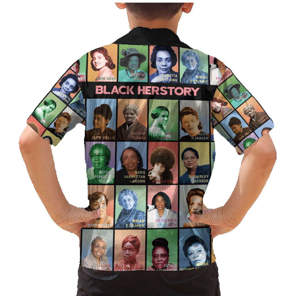 Black Herstory Family Matching Mermaid Dress and Hawaiian Shirt The History Of African Women - Wonder Print Shop