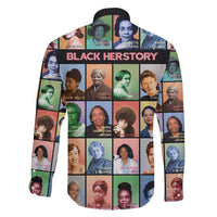 Black Herstory Family Matching Off Shoulder Short Dress and Hawaiian Shirt The History Of African Women - Wonder Print Shop
