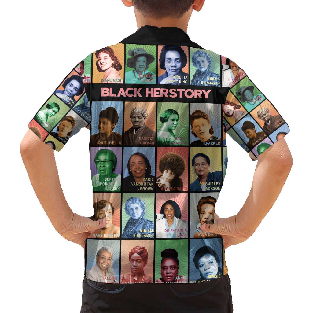 Black Herstory Family Matching Puletasi and Hawaiian Shirt The History Of African Women - Wonder Print Shop