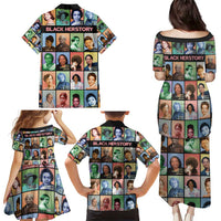 Black Herstory Family Matching Puletasi and Hawaiian Shirt The History Of African Women - Wonder Print Shop