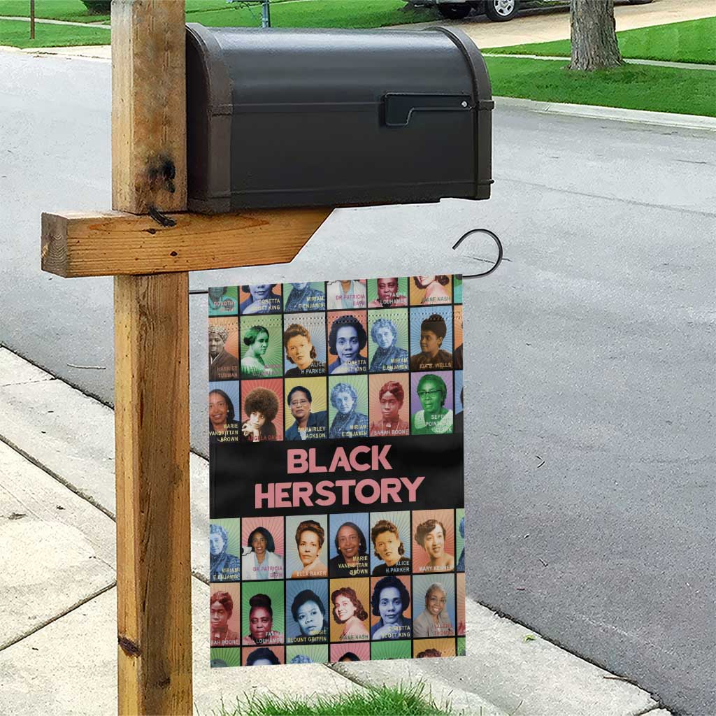 Black Herstory Garden Flag The History Of African Women - Wonder Print Shop