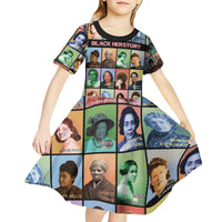 Black Herstory Kid Short Sleeve Dress The History Of African Women - Wonder Print Shop