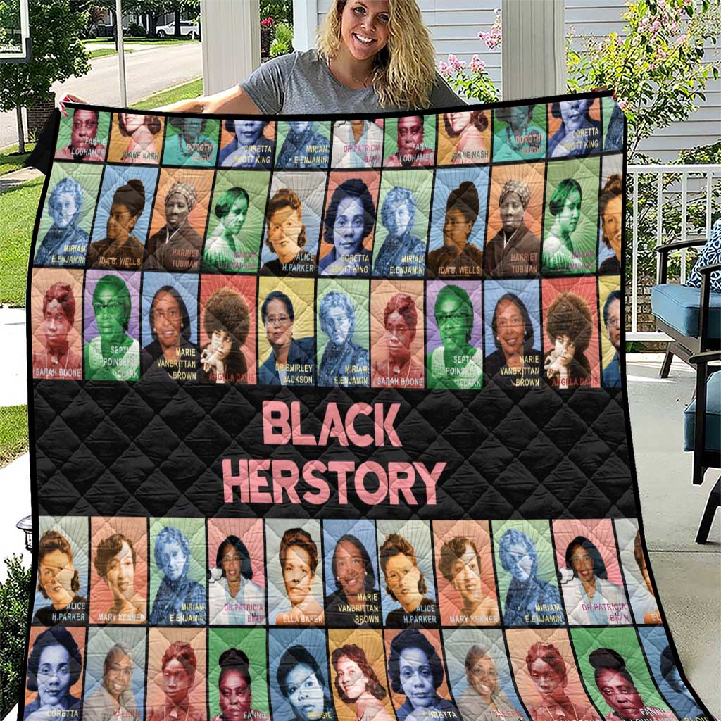Black Herstory Quilt The History Of African Women - Wonder Print Shop