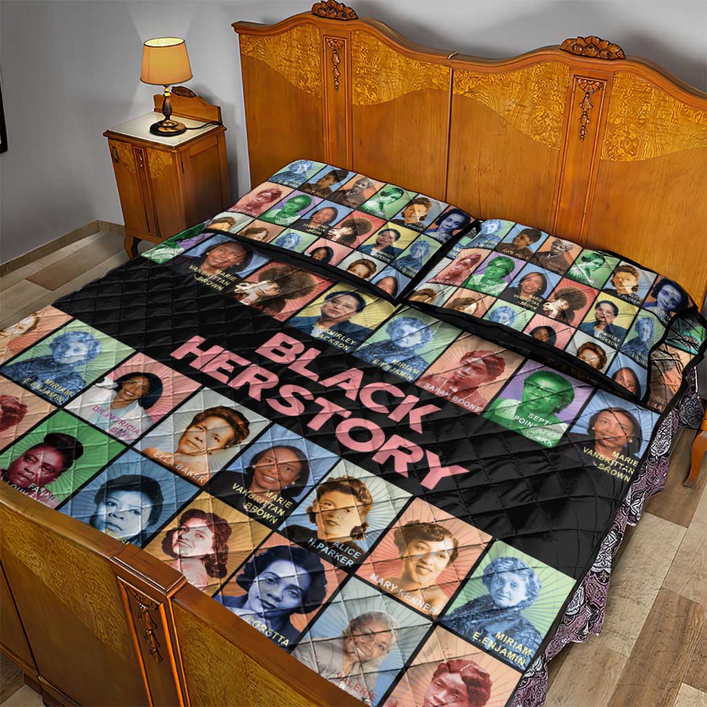 Black Herstory Quilt Bed Set The History Of African Women - Wonder Print Shop