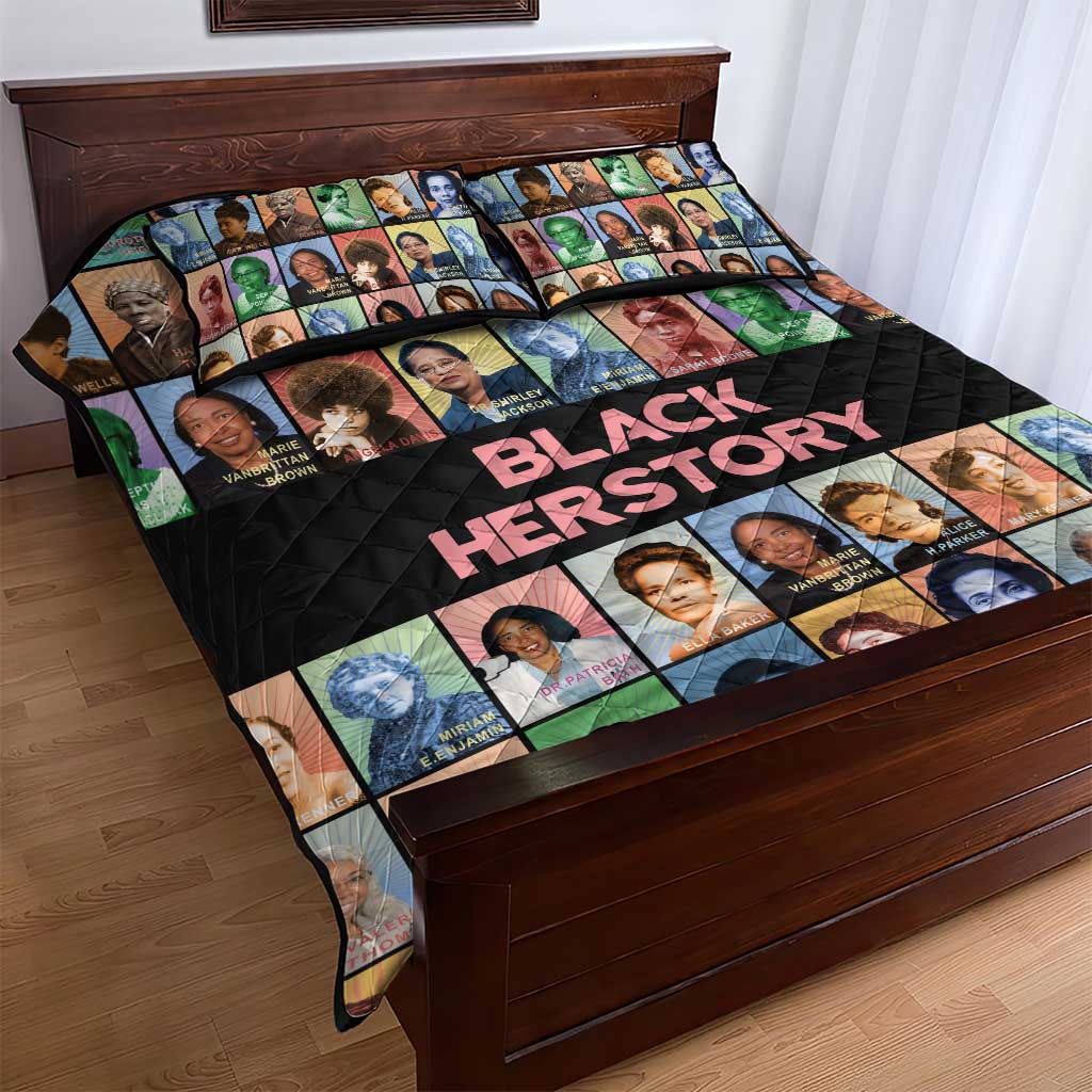 Black Herstory Quilt Bed Set The History Of African Women - Wonder Print Shop