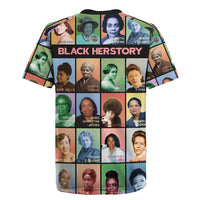 Black Herstory Rugby Jersey The History Of African Women - Wonder Print Shop