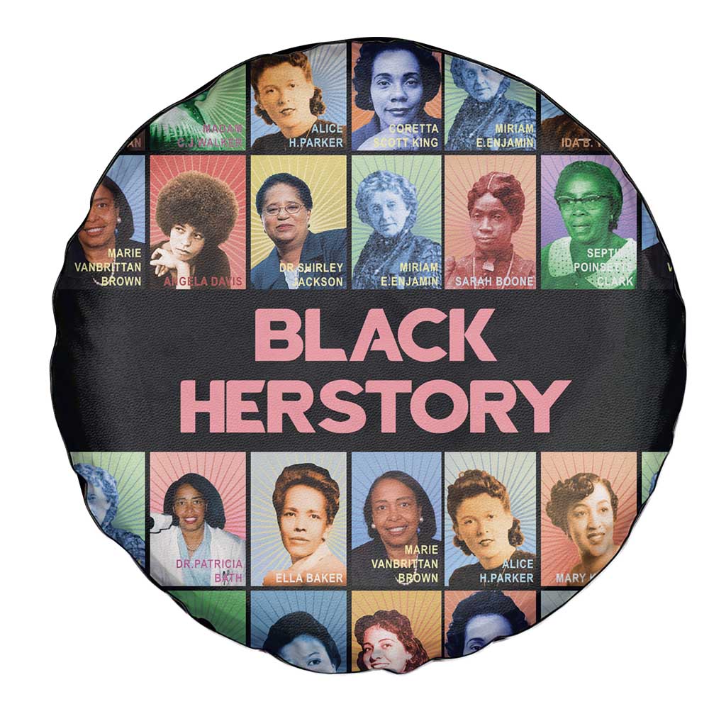 Black Herstory Spare Tire Cover The History Of African Women - Wonder Print Shop