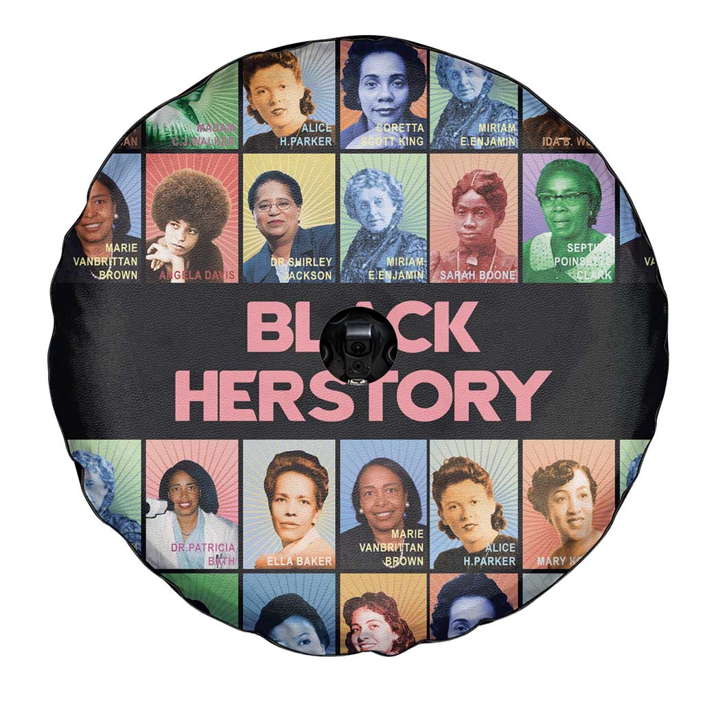 Black Herstory Spare Tire Cover The History Of African Women - Wonder Print Shop