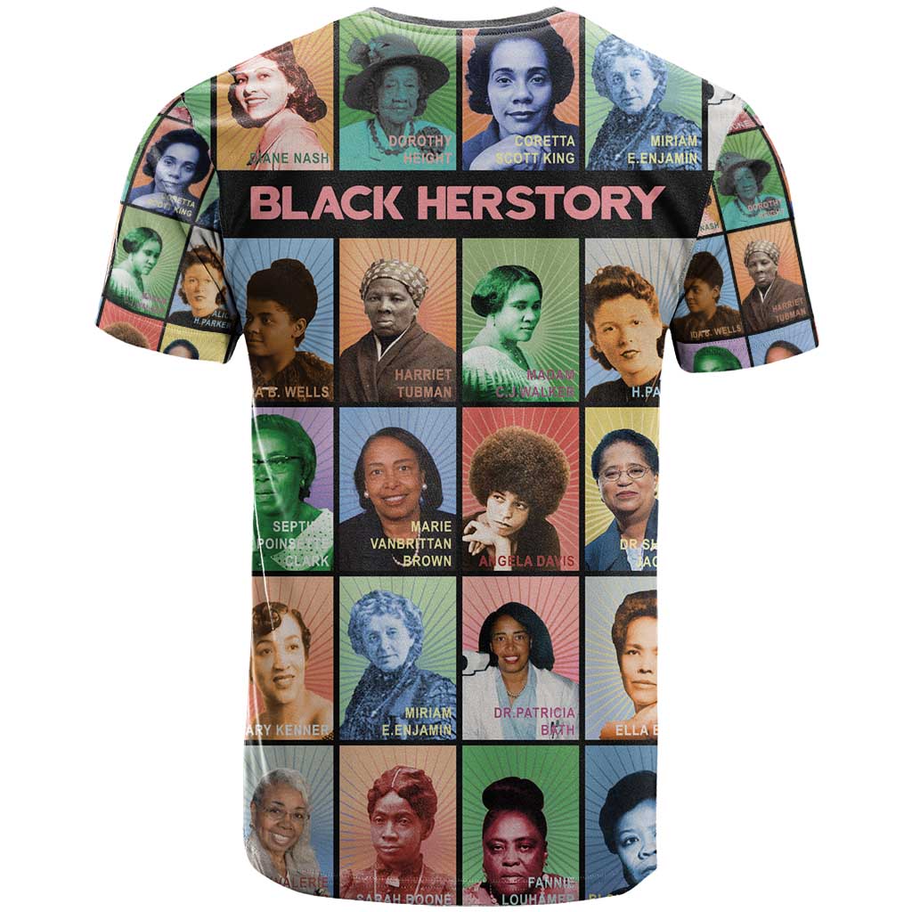 Black Herstory T Shirt The History Of African Women - Wonder Print Shop