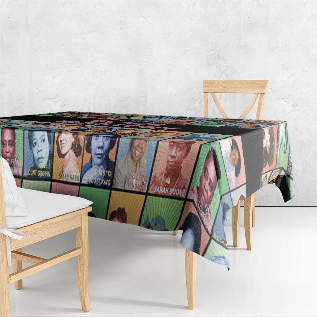 Black Herstory Tablecloth The History Of African Women - Wonder Print Shop