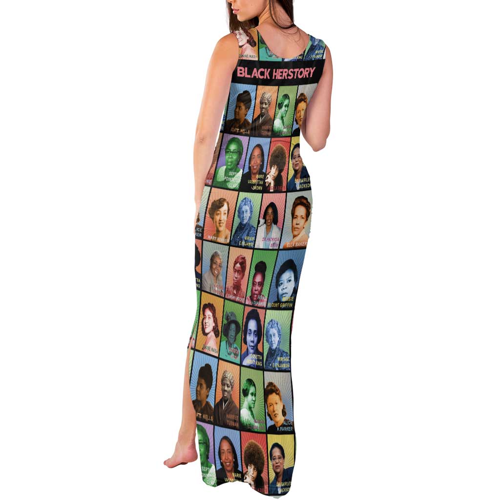 Black Herstory Tank Maxi Dress The History Of African Women - Wonder Print Shop