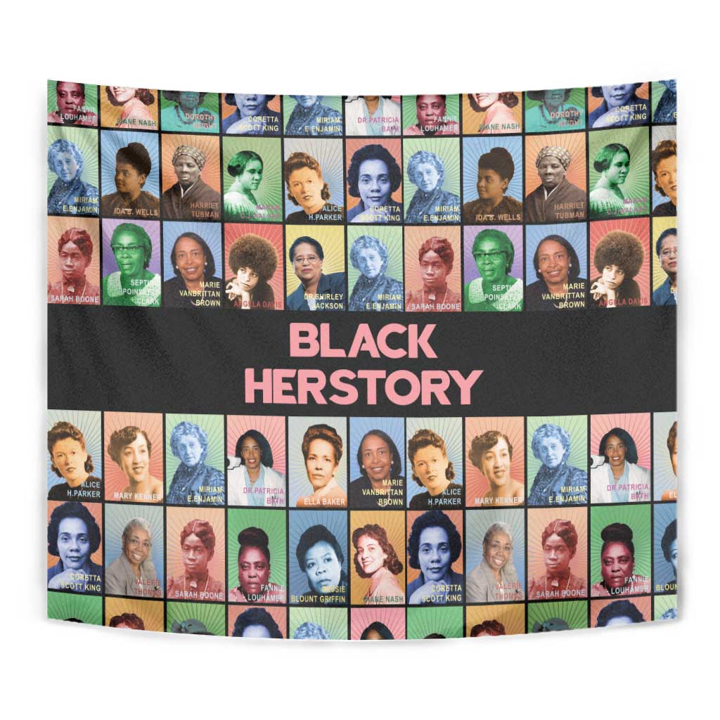 Black Herstory Tapestry The History Of African Women - Wonder Print Shop