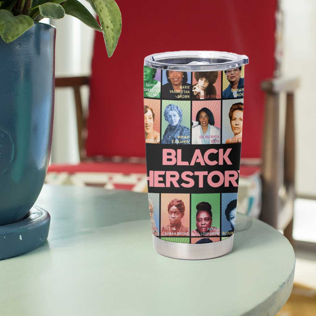 Black Herstory Tumbler Cup The History Of African Women - Wonder Print Shop