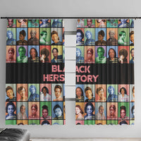Black Herstory Window Curtain The History Of African Women - Wonder Print Shop