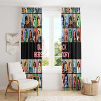 Black Herstory Window Curtain The History Of African Women - Wonder Print Shop