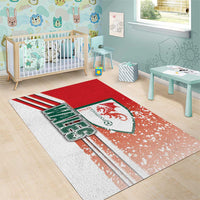 Wales Football Area Rug The Dragons Soccer - Road To Champion - Wonder Print Shop