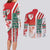Wales Football Couples Matching Long Sleeve Bodycon Dress and Long Sleeve Button Shirt The Dragons Soccer - Road To Champion