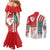 Wales Football Couples Matching Mermaid Dress and Long Sleeve Button Shirt The Dragons Soccer - Road To Champion