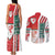 Wales Football Couples Matching Tank Maxi Dress and Long Sleeve Button Shirt The Dragons Soccer - Road To Champion