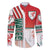 Wales Football Family Matching Off The Shoulder Long Sleeve Dress and Hawaiian Shirt The Dragons Soccer - Road To Champion
