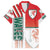 Wales Football Family Matching Off Shoulder Maxi Dress and Hawaiian Shirt The Dragons Soccer - Road To Champion - Wonder Print Shop