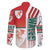Wales Football Family Matching Off Shoulder Maxi Dress and Hawaiian Shirt The Dragons Soccer - Road To Champion - Wonder Print Shop