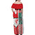 Wales Football Family Matching Off Shoulder Maxi Dress and Hawaiian Shirt The Dragons Soccer - Road To Champion - Wonder Print Shop