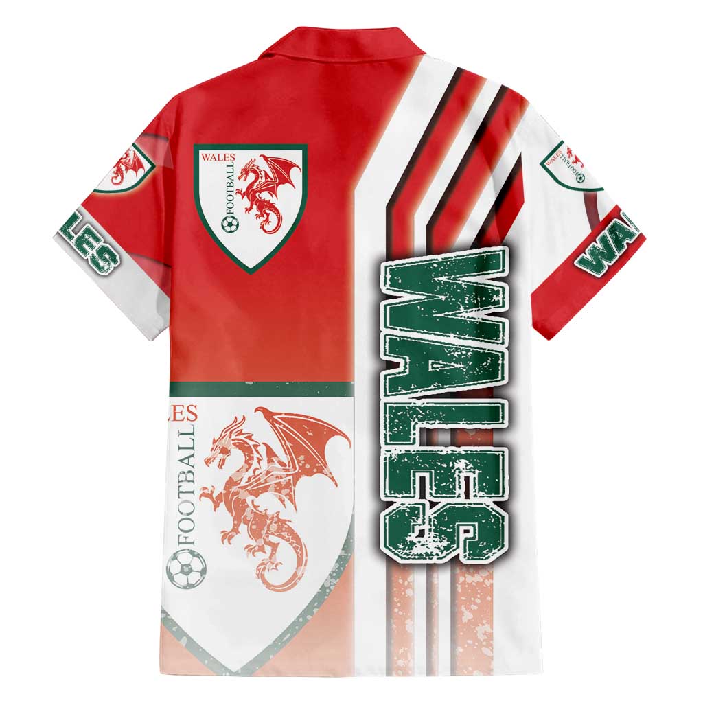 Wales Football Family Matching Summer Maxi Dress and Hawaiian Shirt The Dragons Soccer - Road To Champion - Wonder Print Shop