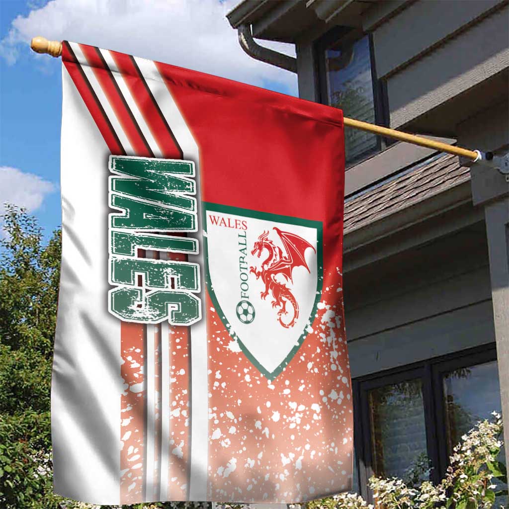 Wales Football Garden Flag The Dragons Soccer - Road To Champion - Wonder Print Shop