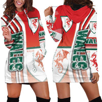 Wales Football Hoodie Dress The Dragons Soccer - Road To Champion - Wonder Print Shop