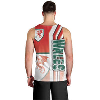 Wales Football Men Tank Top The Dragons Soccer - Road To Champion - Wonder Print Shop