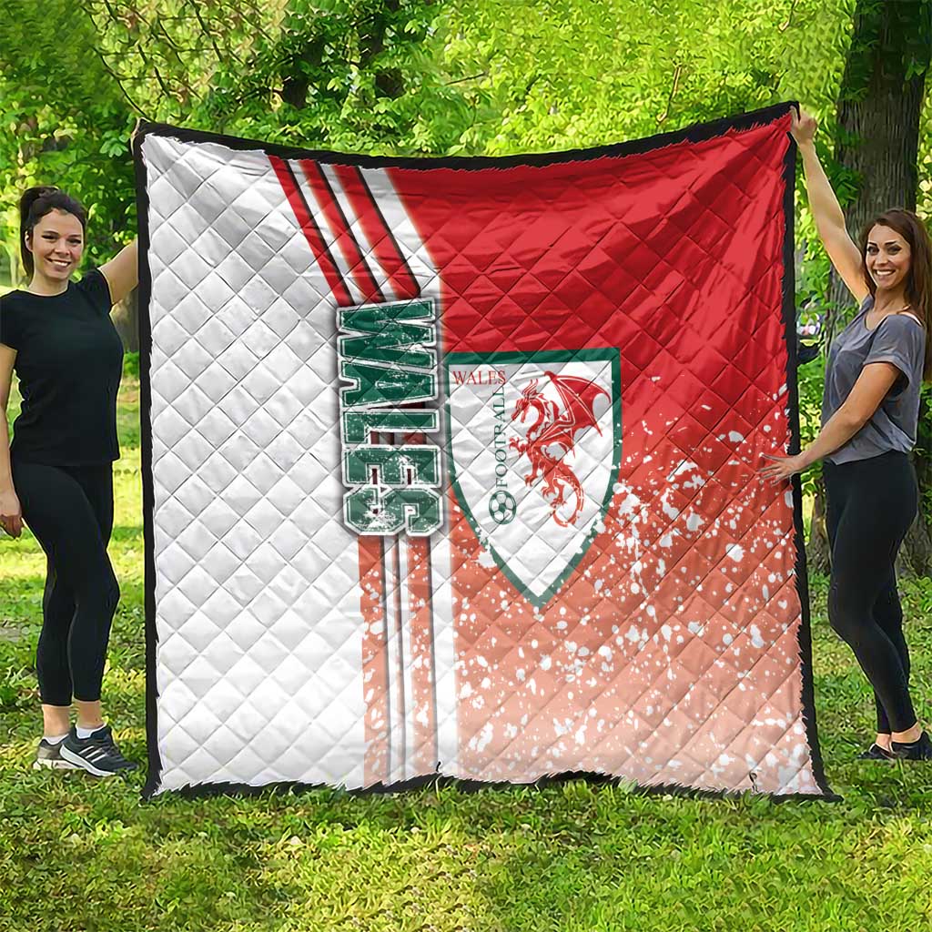 Wales Football Quilt The Dragons Soccer - Road To Champion - Wonder Print Shop