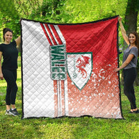 Wales Football Quilt The Dragons Soccer - Road To Champion - Wonder Print Shop