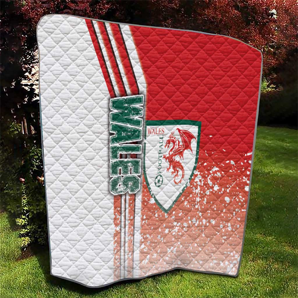 Wales Football Quilt The Dragons Soccer - Road To Champion - Wonder Print Shop