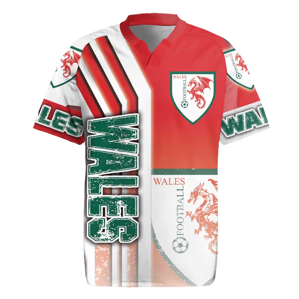 Wales Football Rugby Jersey The Dragons Soccer - Road To Champion - Wonder Print Shop