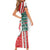 Wales Football Short Sleeve Bodycon Dress The Dragons Soccer - Road To Champion - Wonder Print Shop