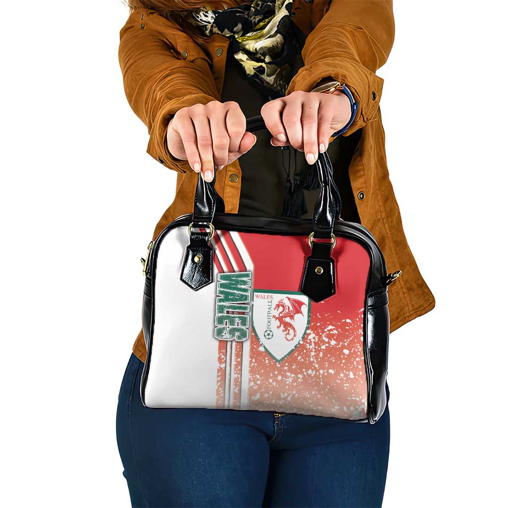 Wales Football Shoulder Handbag The Dragons Soccer - Road To Champion - Wonder Print Shop